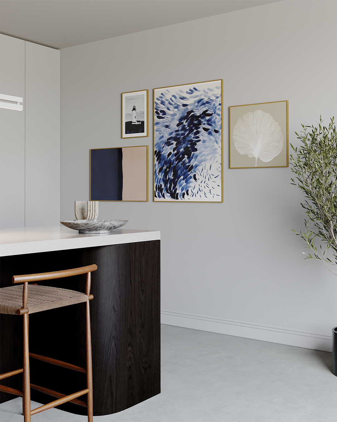 Composição de Quadros – Mar e Calma